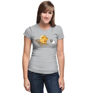 Star Wars Light Gray Short Sleeve Tee with Yellow Graphic